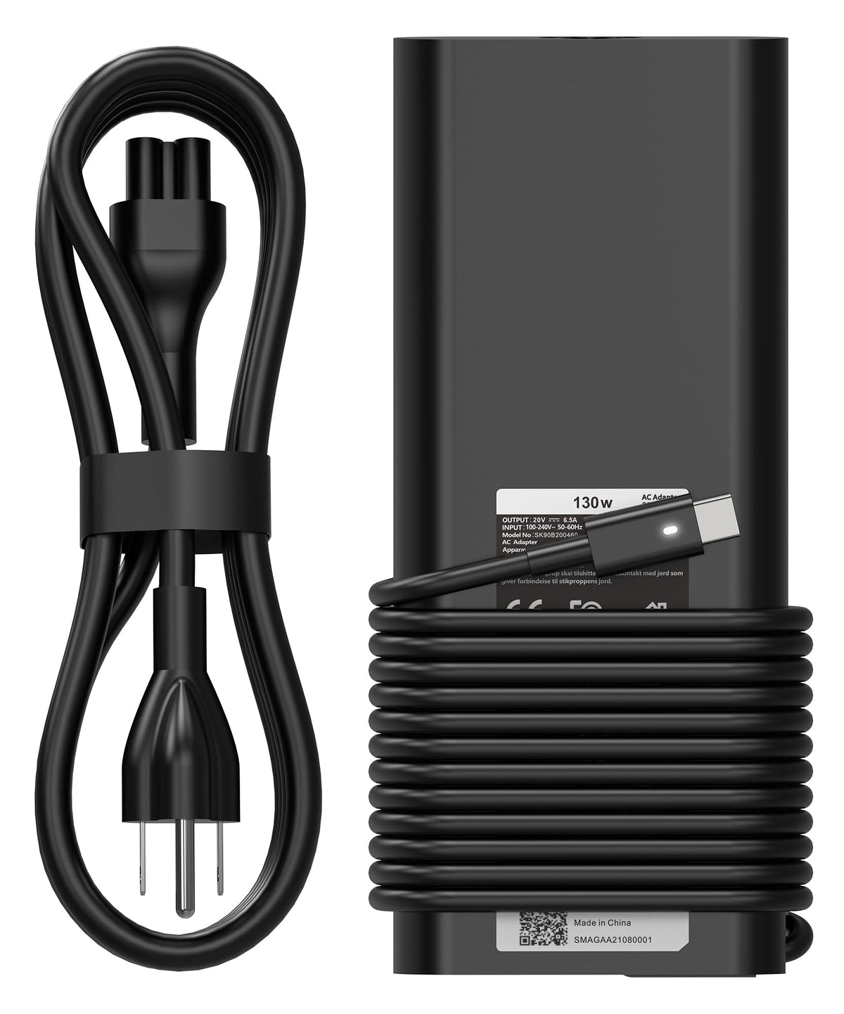 AYKLCZUU 130W USB C Type C Laptop Charger AC Adapter for Dell XPS 15 17 2in1 9575 9500 9700 Precision 5530 2in1 5550 5750 3560 Latitude 5520 5540 5420