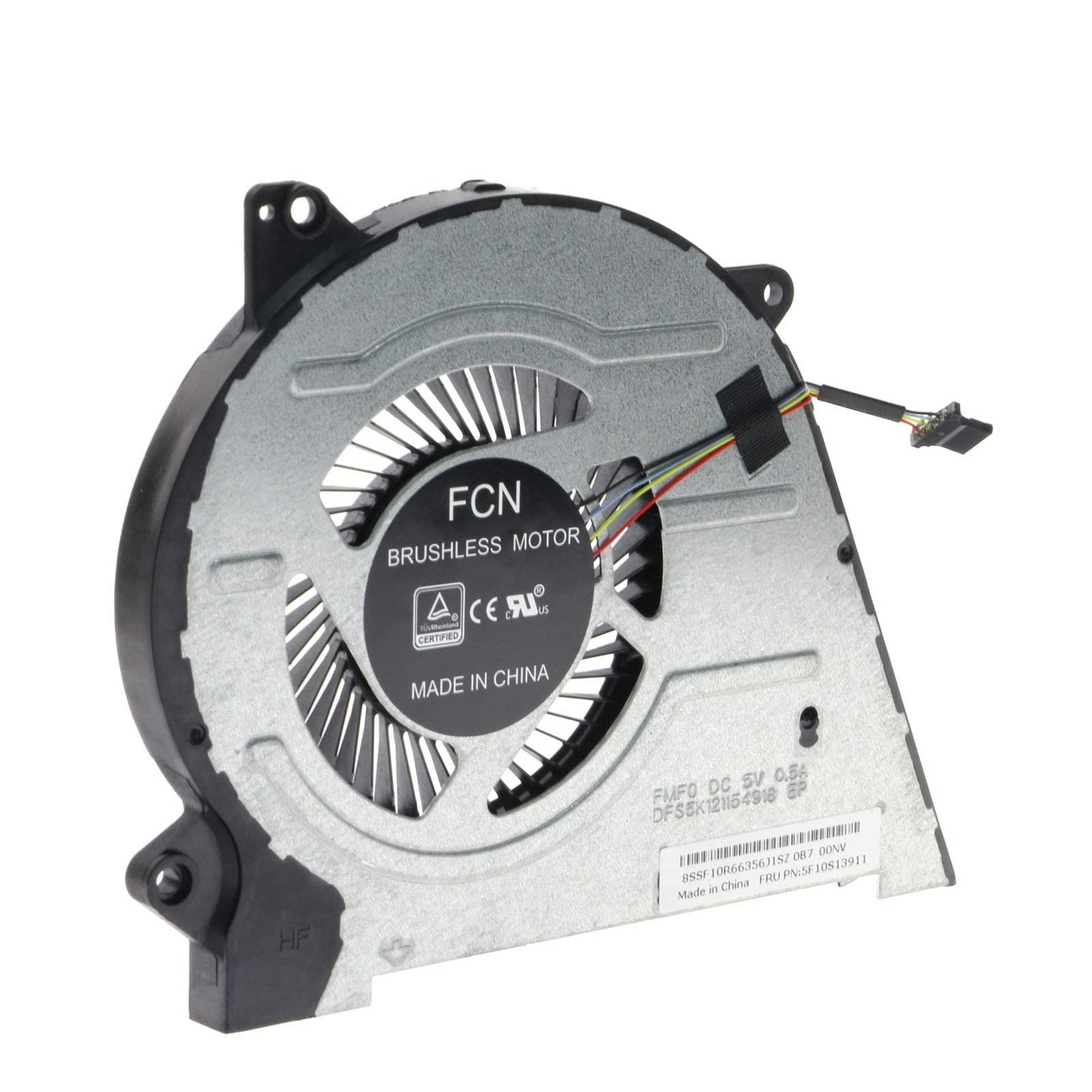 TRADOCK CPU GPU Cooling Fan 2.5W 5V 3.6E+3RPM 4E+1dB 82um 0.082mm 3-Pin Forced Air Cooling Fan Compatible with Lenovo IdeaPad Flex 5 14IIL05 14ITL05