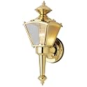 Westinghouse 6696400 One-Light Wall Lantern,Polished Brass