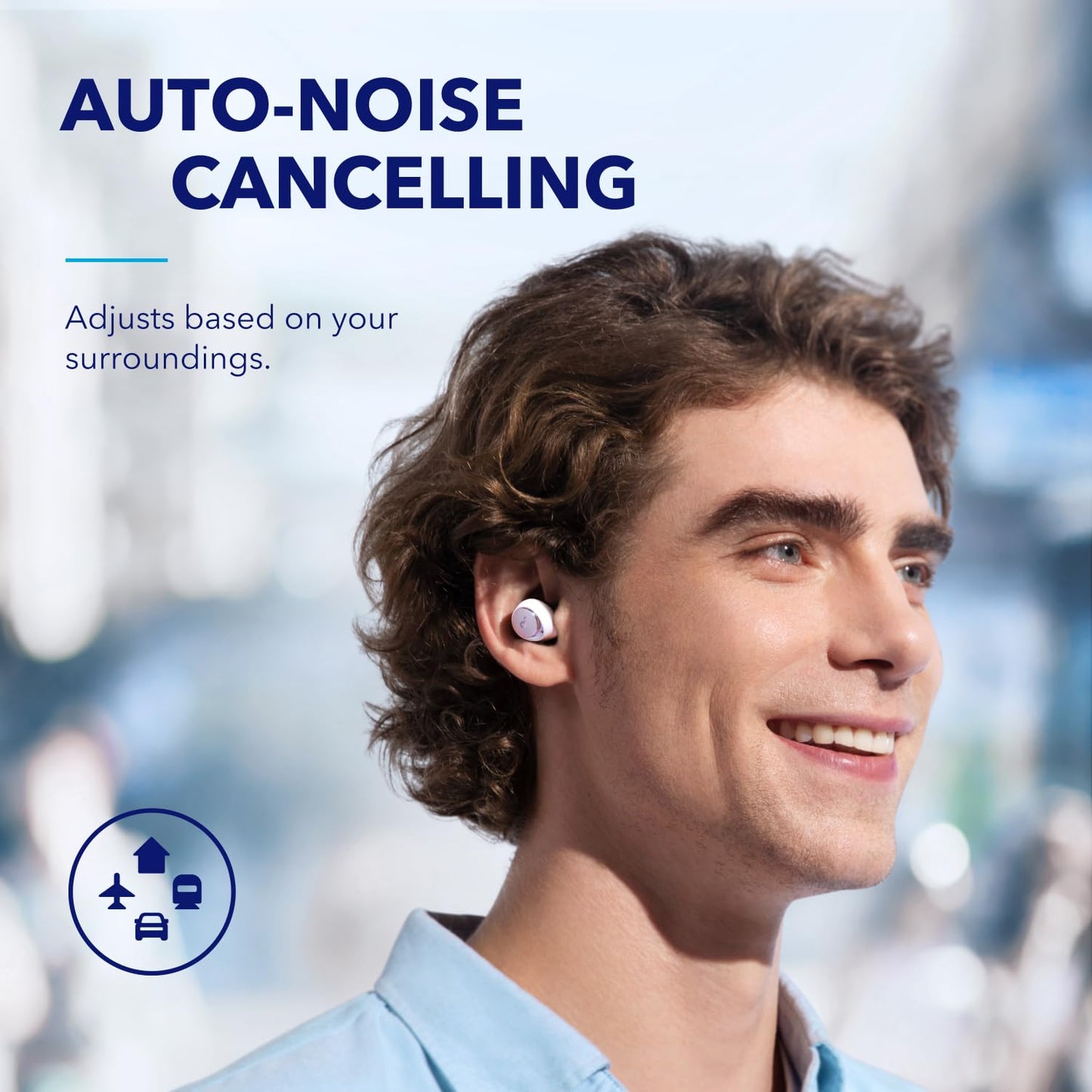 Soundcore by Anker Space A40 Adaptive Active Noise Cancelling Earbuds