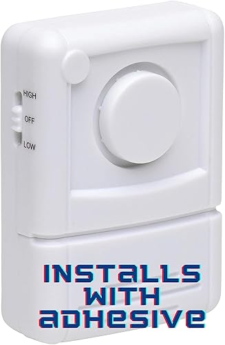 120dB Window or Door Alarm Vibration Security Emergency Burglar Wireless Shock Detection, Home Security, Safety, Apartment, Condo, Dorm, House, Easy