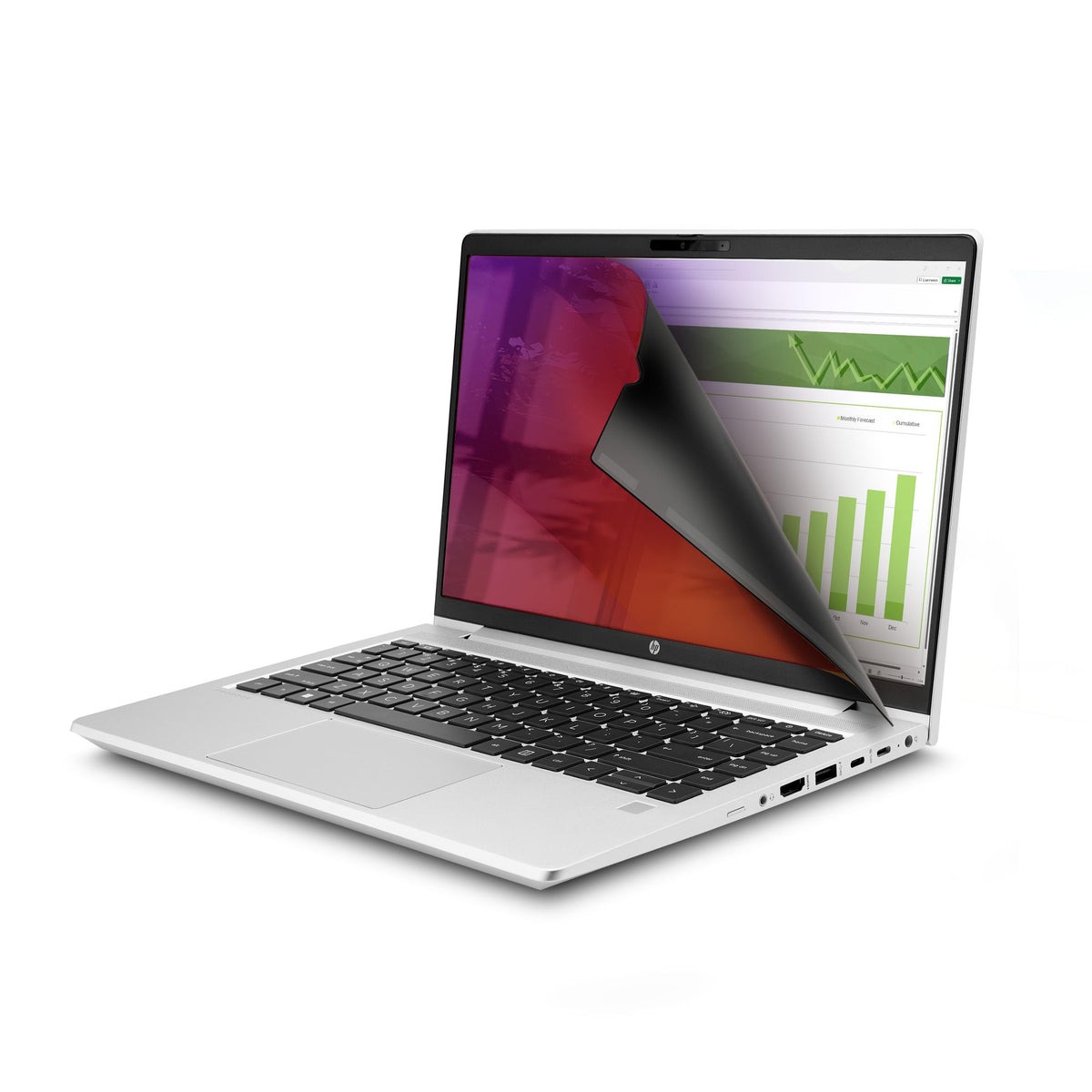 StarTech.com 14-inch 16:9 Laptop Privacy Screen, Reversible Gold Filter w/Enhanced Privacy, Security Shield, +/- 30 Deg.