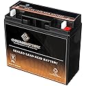 CB CHROMEBATTERY 12V 21Ah SLA Battery - T3 Nut & Bolt Terminal - Deep Cycle Design Rechargeable Power for Alarms, Scooters, Toys & More…
