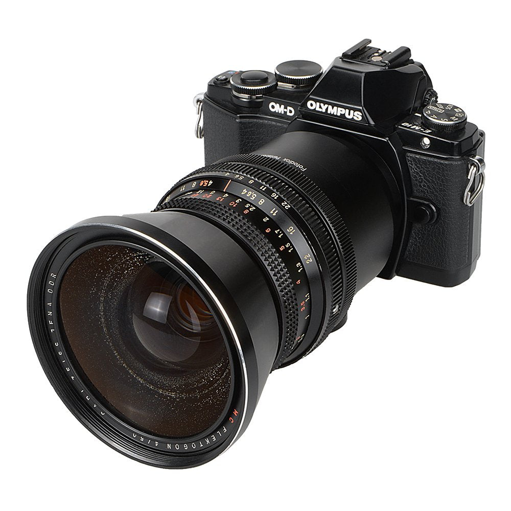 Fotodiox Lens Mount Adapter - Pentacon 6 (Kiev 60) SLR Lens to Micro Four Thirds (MFT, M4/3) Mount Mirrorless Camera Body, Black, (P6-MFT)