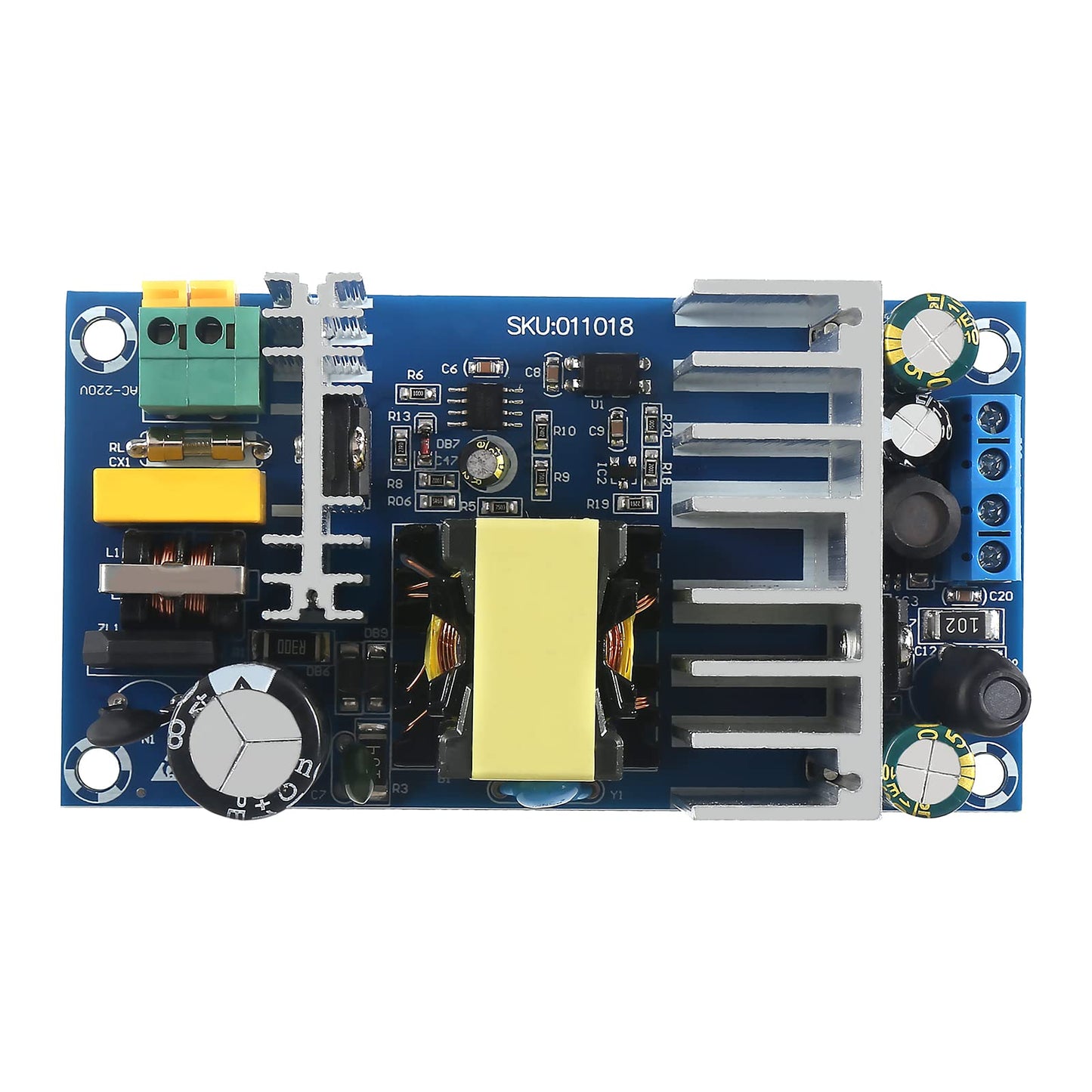Isolated Power Supply Module 24V 4A/12V 1A AC to DC Dual Voltage Output Power AC 90V-256V 50-60Hz to 24V/24V 120W Industrial Dual Output Power Module