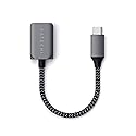 Satechi USB-C to USB 3.0 Adapter Cable, USB Type-C to Type-A Female, for MacBook Air/Pro M5/M4, iPad Air/Pro M5/M4, Mac mini, iMac and Other Devices