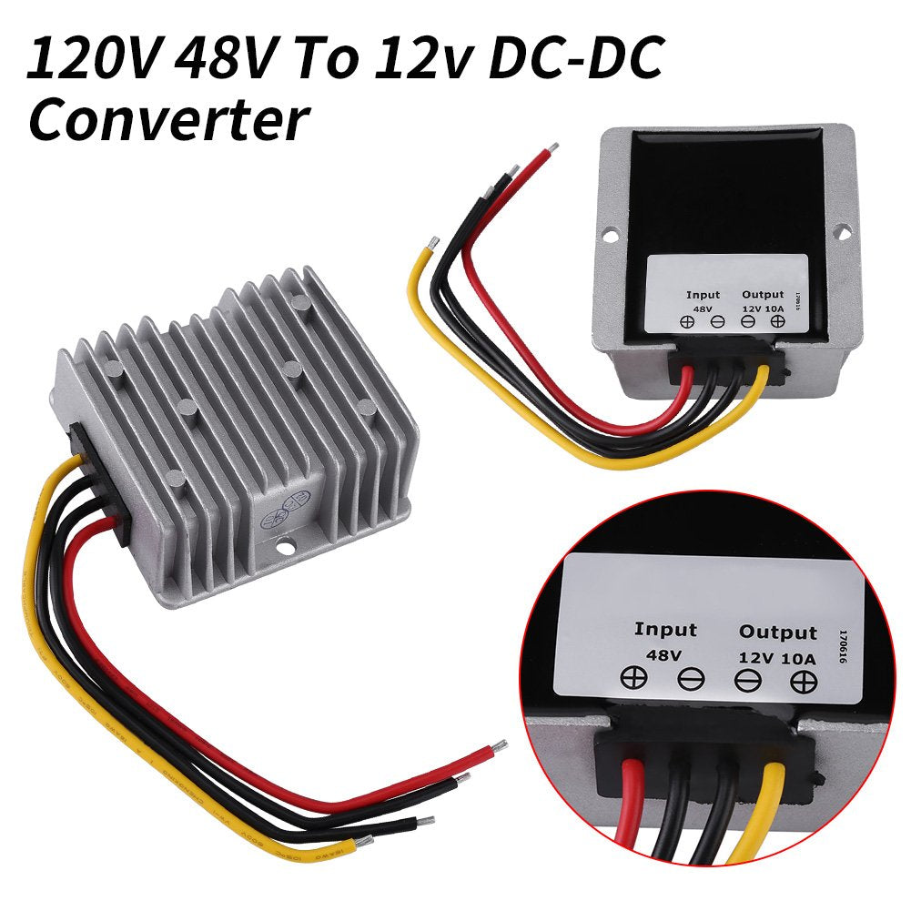 DC to DC Converter 48V to 12V, Voltage Step Down Power Source 10A 120W