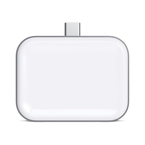 Satechi USB-C Wireless Charging Dock - Compatible with Apple AirPods Pro & AirPods 3/2/ 1 with Wireless Charging Case (Not Included)