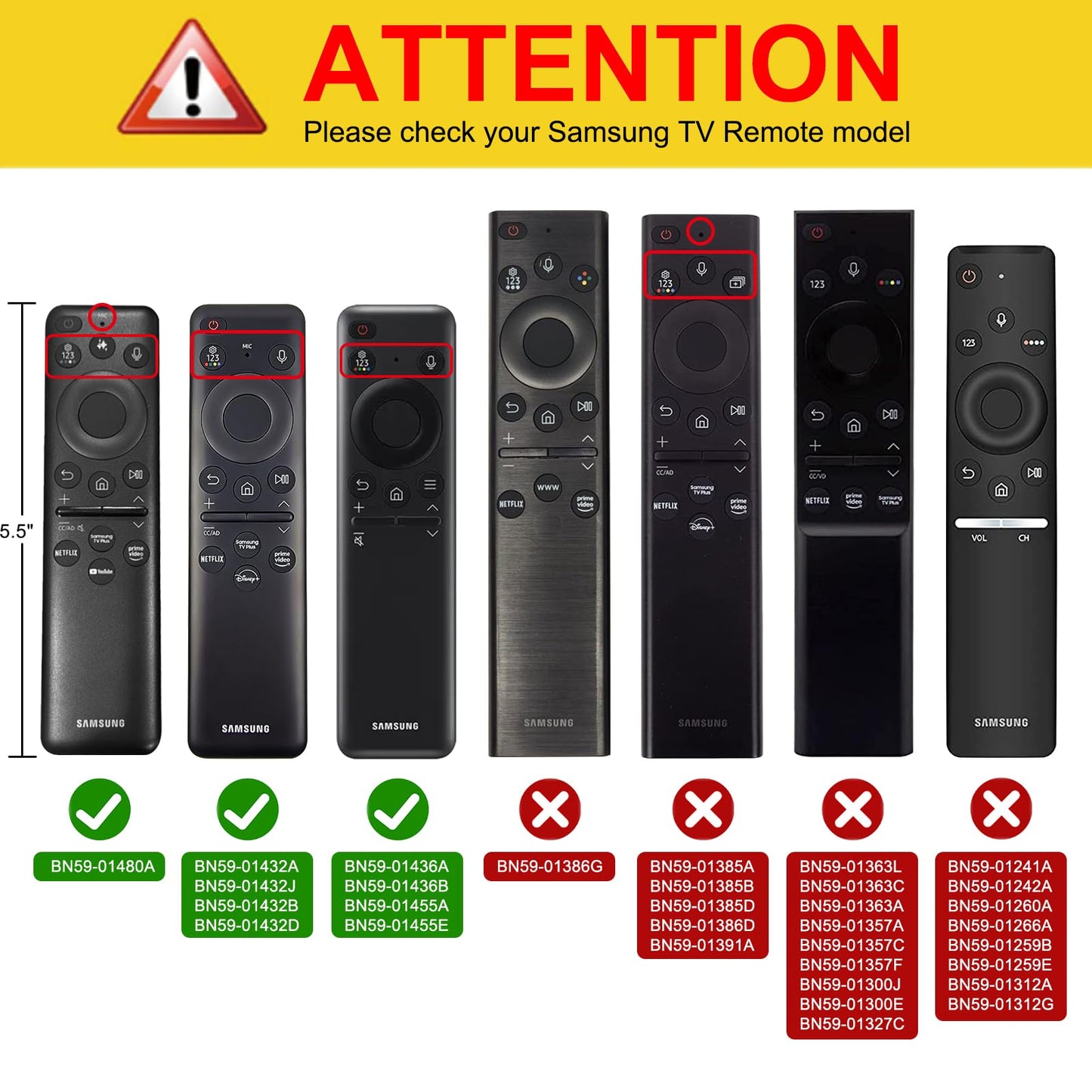 Fintie Case for Samsung Solar Cell Remote TM2560E TM2360E TM2360F TM2361F TM2361E BN59-01480A BN59-01455A BN59-01436A BN59-01432A, Light Weight Anti