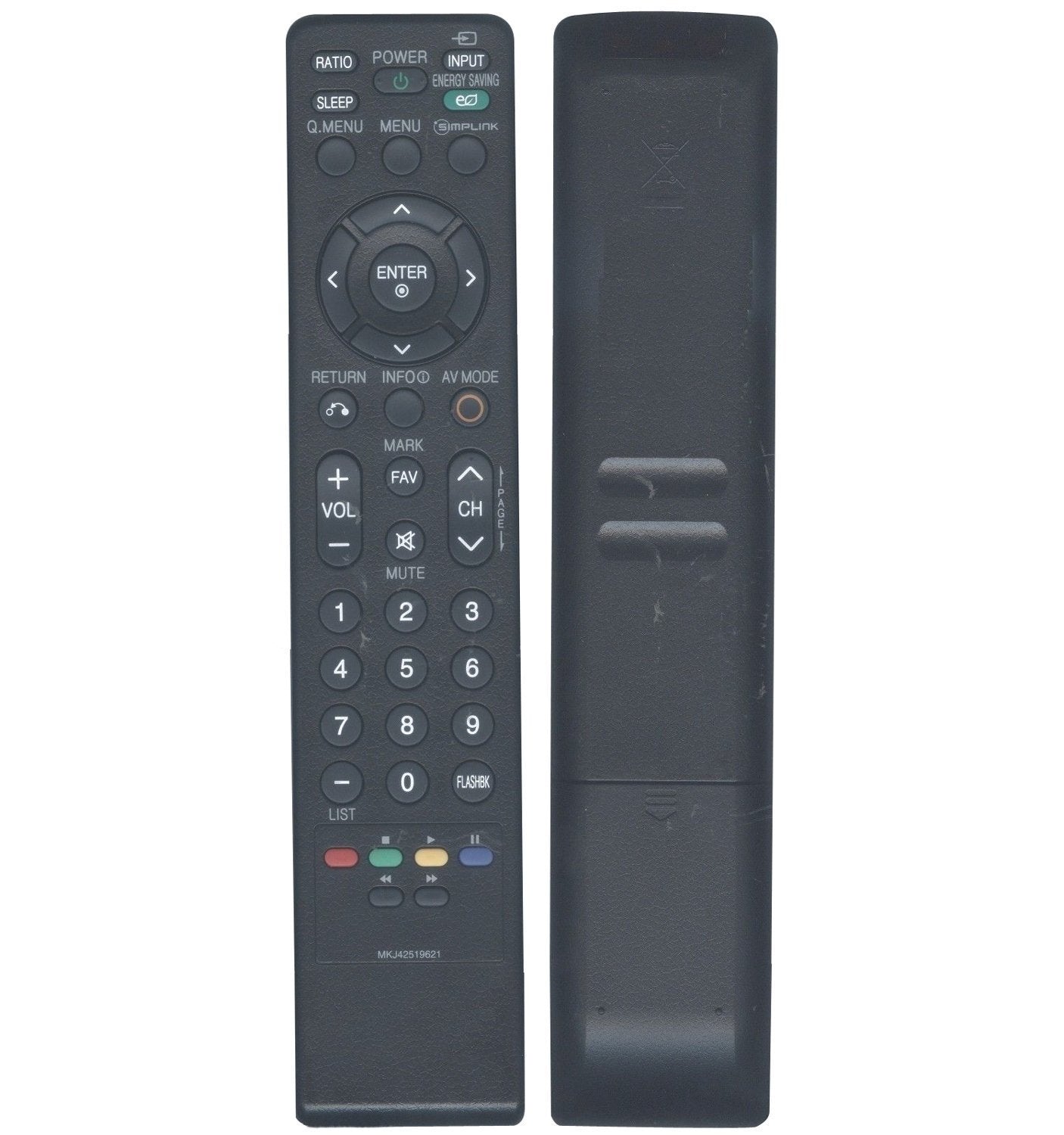 New Replaced Remote MKJ42519621 fit for LG TV 32LH40 37LH40 42LH40 47LH40 55LH40 47LH40UA 32LH41 37LH41 42LH41 47LH41 55LH41 37LH55 42LH55 47LH55