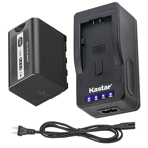 Kastar LED Super Fast Charger & Battery 1 Pack for Panasonic VW-VBD58 VW-VBD29 VW-VBD78, Panasonic AG-UX180 AG-UX90 AG-3DA1 AG-AC8 AG-DVC30 AG-HPX171