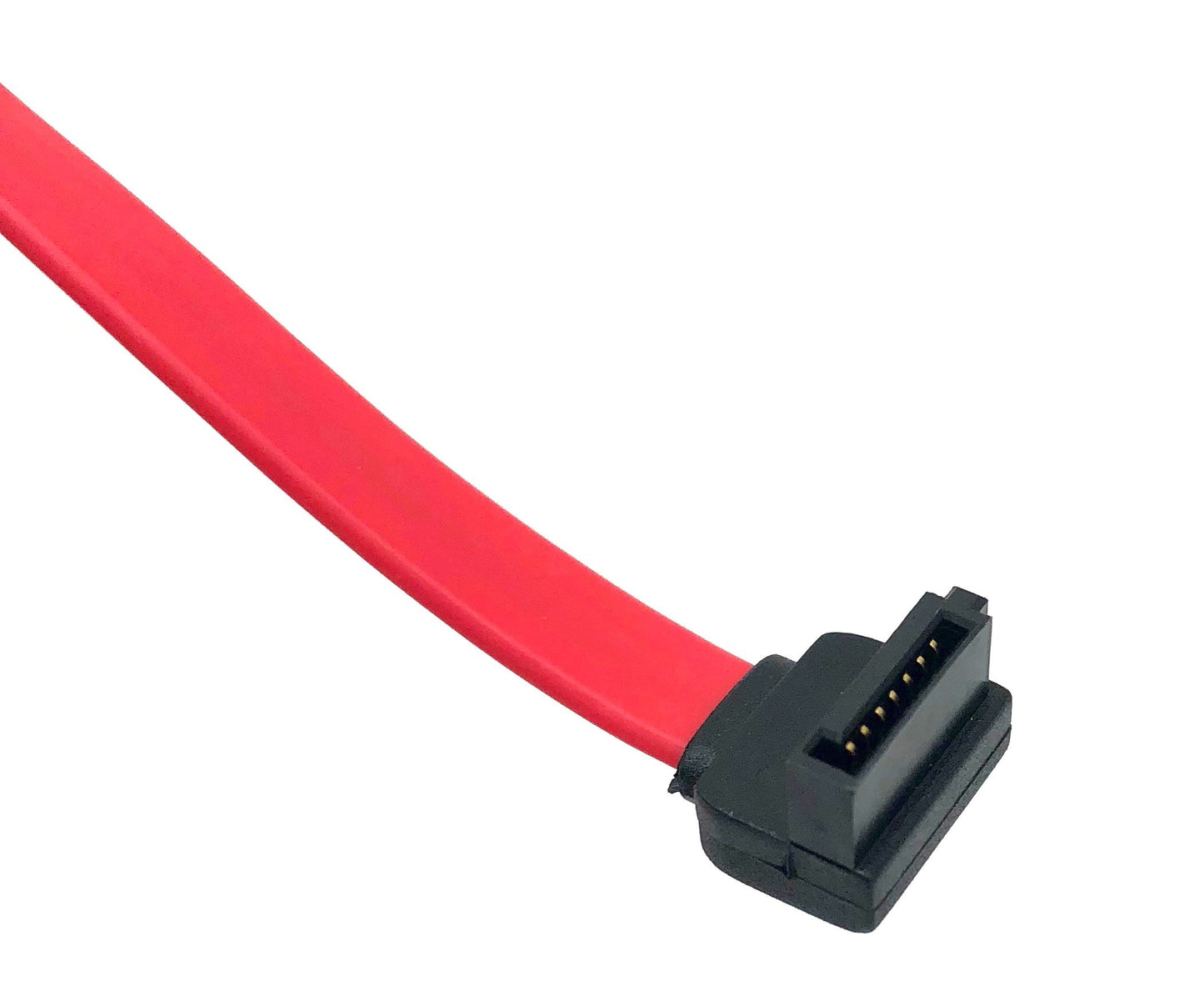 Micro connectors 0.5 Meter SATA III Right Angle to Right Angle Data Cable 3-Pack (F03-1522R-3P)