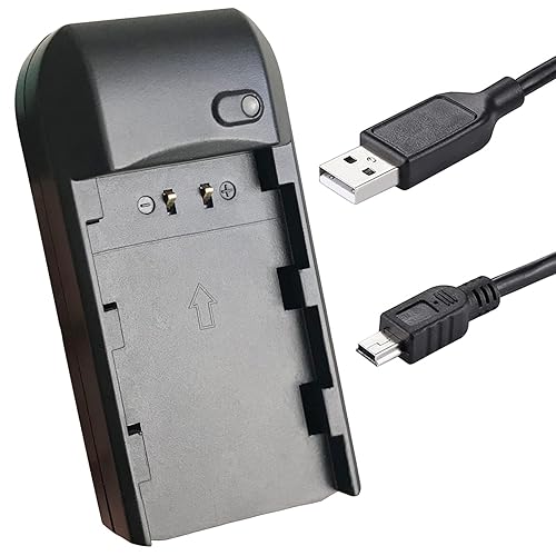 CofunKool Video Camera Camcorder NP-FV5 Battery Charger for NP-FV5 Plus 3.7V 2000mAh Battery and NP-FV5 1000/1500mAh Battery