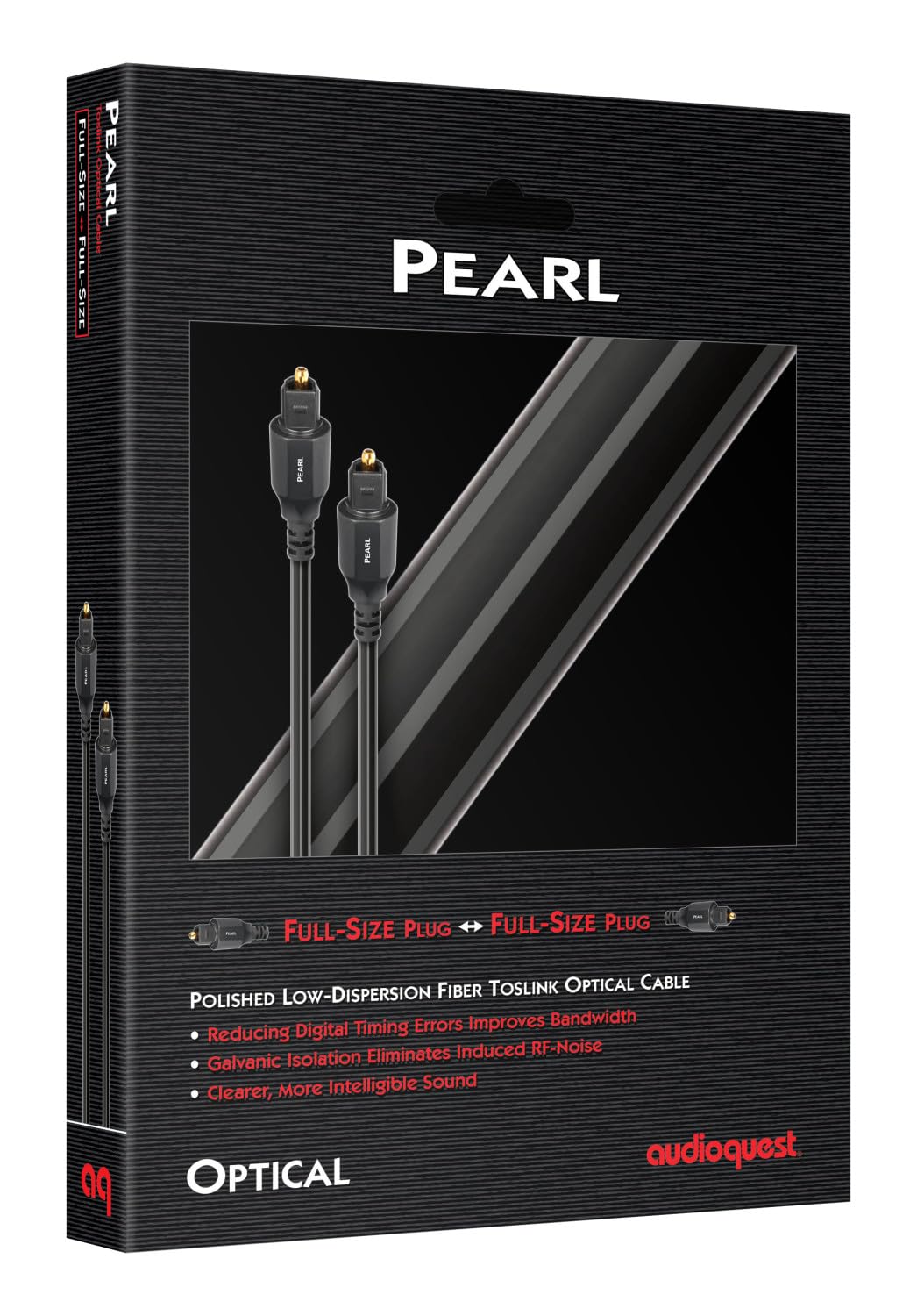 AudioQuest 1.5m Pearl Optical Toslink Fiber-Optic Cable