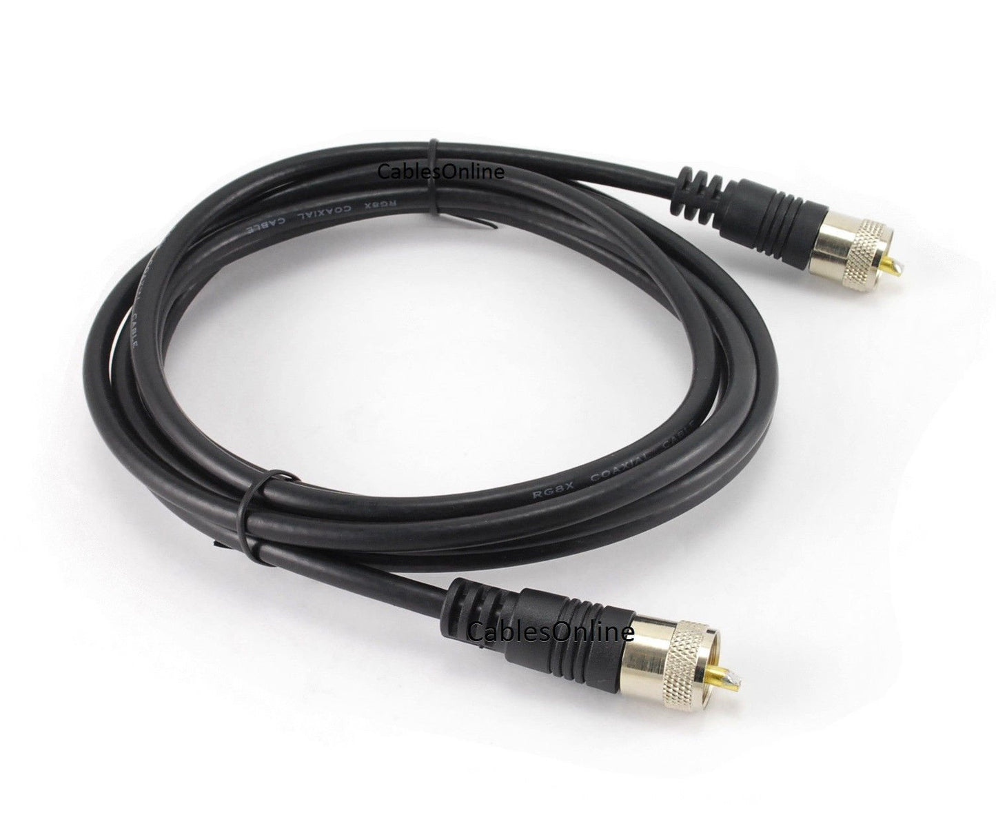 CablesOnline 10ft RG8x Coax UHF (PL259) Male to Male Antenna Cable (R-U010)