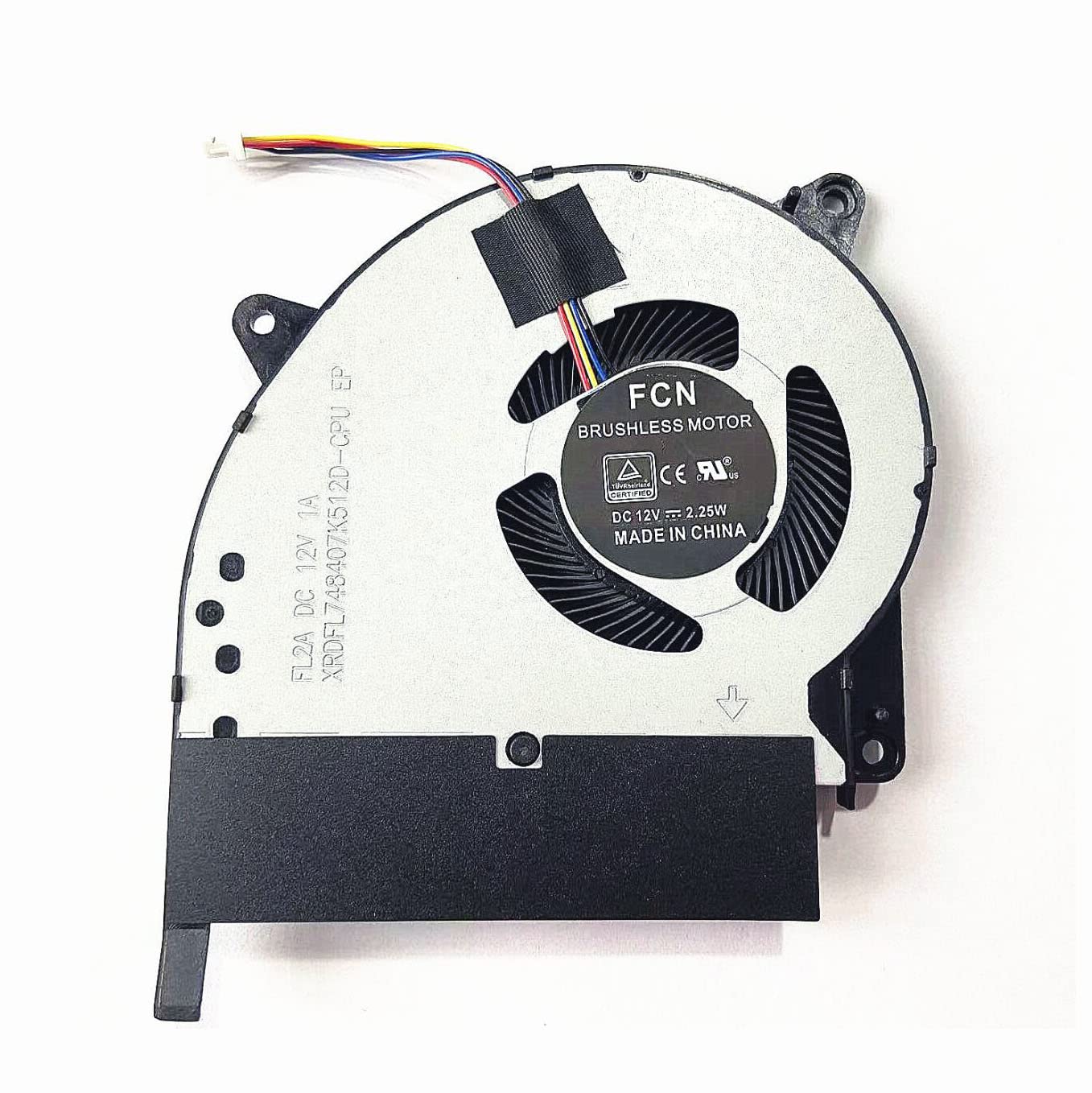 Fleshy Leaf New CPU+GPU Cooling Fan Replacement for Asus ROG Strix Scar GL704 GL704GM GL704GV GL704GW G715GV G715GW DFSCK22105182D DFSCK22115181C