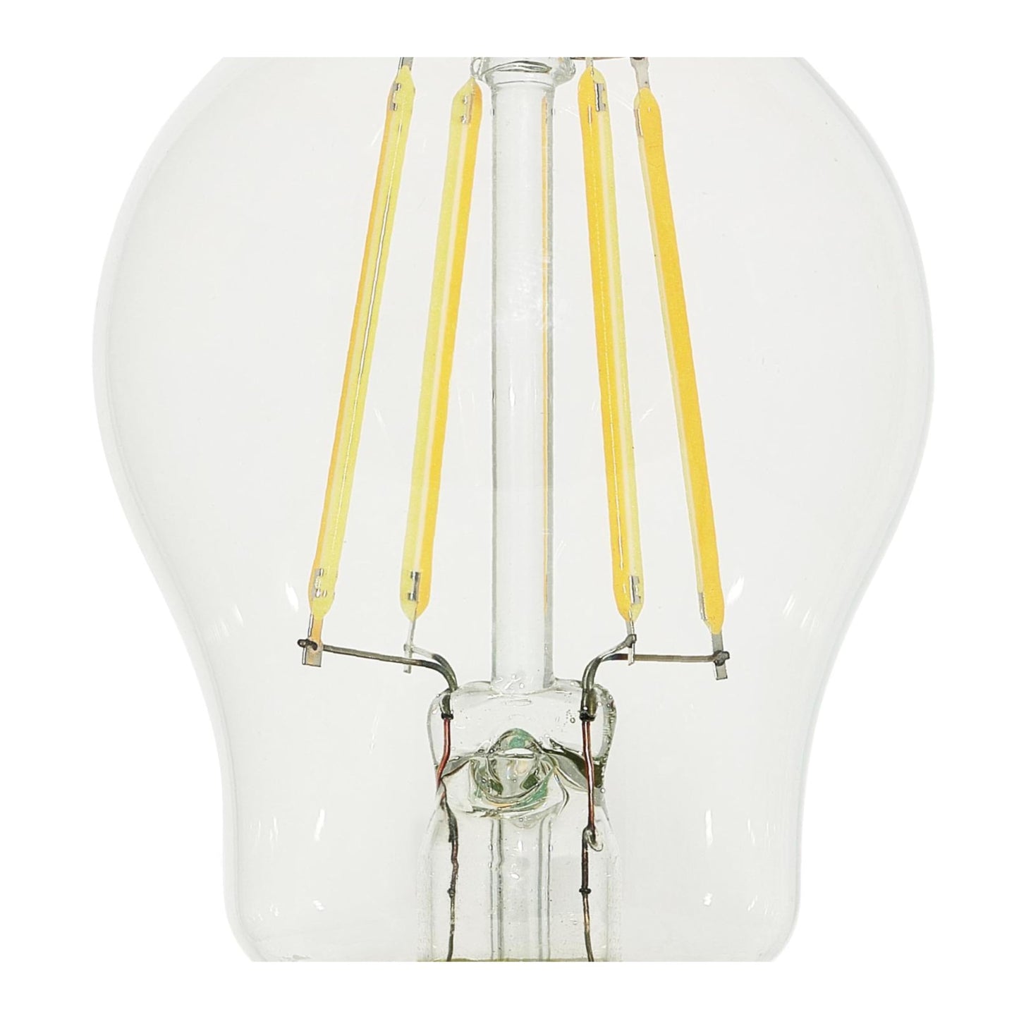Westinghouse 5316620 4.5 Watt (40 Watt Equivalent) A15 Dimmable Clear Filament LED Light Bulb, Medium Base, 6 Pack
