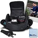 Acuvar Medium Soft Padded Camera Equipment Bag / Case for Canon 70D, 60D, 6D, 7D, 40D, 30D, 20D, 1D, 1DC, 1DS, 1DX, SL1, EOS-M, 5D, 5D Mark II, 5D