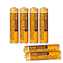 EOCIK 6 Pack HHR-55AAABU NI-MH Rechargeable AAA Batteries 1.2V for Panasonic 550mAh Battery for Cordless Phones