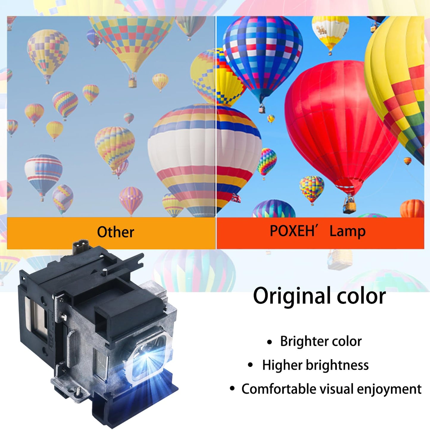 A+ Quality ET-LAA410 for Panasonic PT-AE8000U PT-AE8000 PT-AT6000E PT-AT6000 Premium Quality Replacement Projector Lamp Bulb with Housing