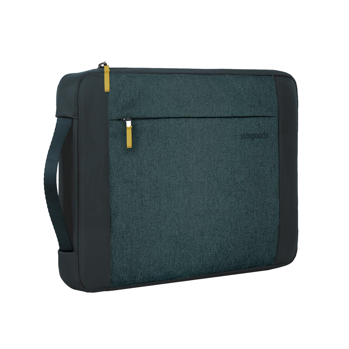 STM Kin Laptop Sleeve - Slim & Lightweight, Fleece-Lined Interior, 4mm EVA Shock Absorption, Zippered Storage Pocket, Retractable Handle, Stylish
