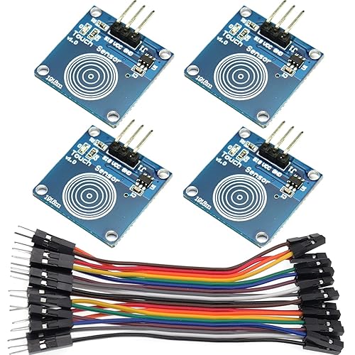 AIHJCNELE 4pcs TTP223B Capacitive Touch Switch Module Digital Touch Sensor Module 1-Channel Tact Switch DC 2V-5.5V Low Power Consumption TTP223 Dimmer