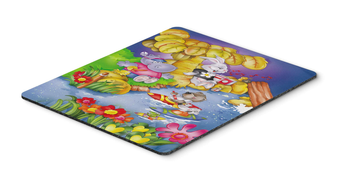 Caroline's Treasures APH0978MP Animals Kayaking Mouse Pad, Hot Pad or Trivet for Home Office Gaming Working Computers Laptop Mouse Mat,Washable Large