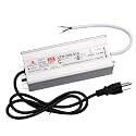 LED Driver 100 Watts 110V AC to 12V DC Low Voltage Output, IP67 Waterproof Power Low Voltage Transformer Adapter with 3 pin Plug LED Cable for LED