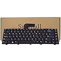 SUNMALL Keyboard Replacement with Frame Compatible with Dell Inspiron 14R N4110 N4120 M4110 N4050 N5040 N5050 M5040 M5050, VOSTRO 1440 1445 1450 1550
