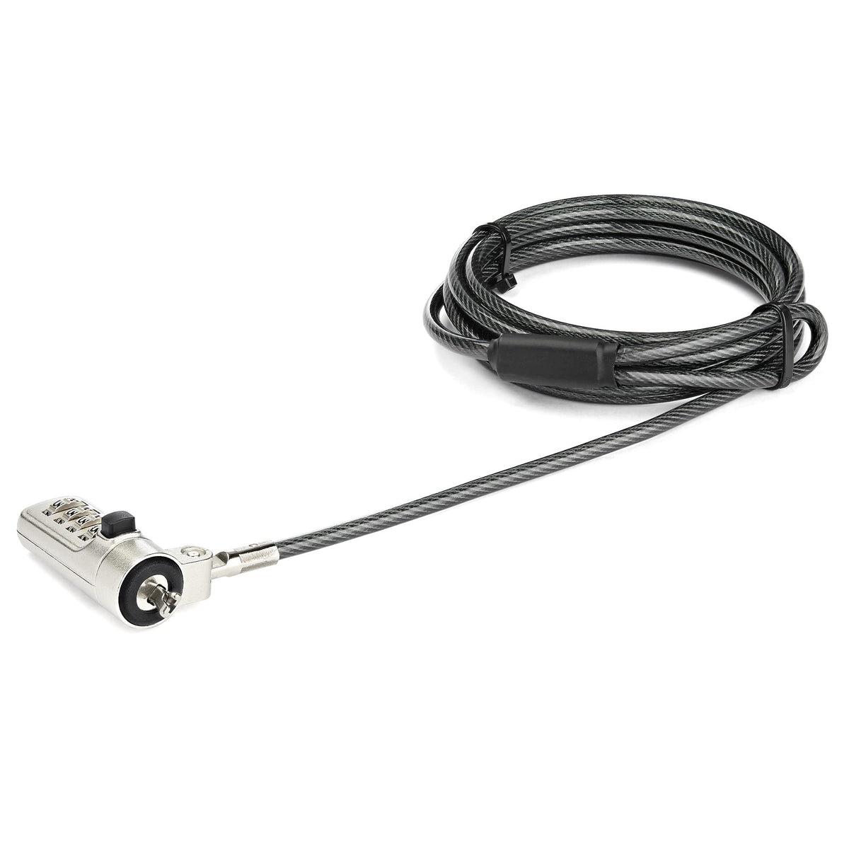 StarTech 6.6ft (2m) Laptop Cable Lock, Portable, TAA