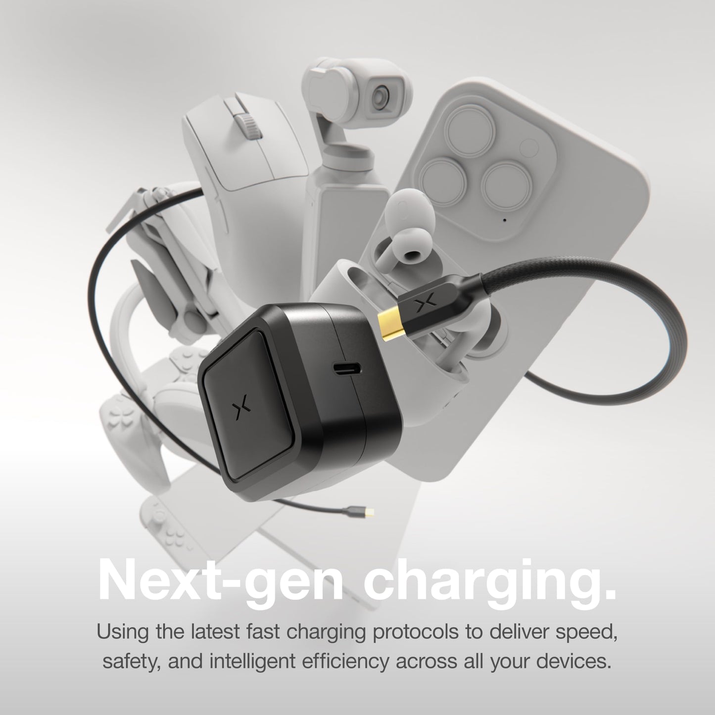 NOCO XGrid X30: 30W USB-C Charger - Single Port GaN Power Adapter with PD 3.0, QC 4.0+, and PPS - Fast Charging with Smart Power Distribution