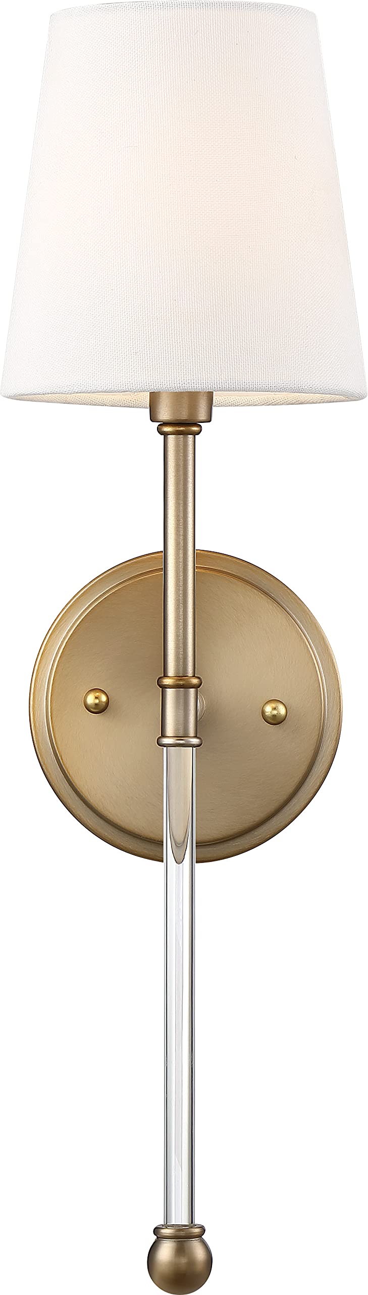 Nuvo Lighting 60-6687 Transitional One Light Wall Sconce from Olmstead Collection in Bronze/Dark Finish,