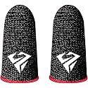 Wentoenapp 1Pair Gaming Finger Gloves Gaming Finger Sleeves Anti-Slip Sweatproof Ultra-Thin Touch Screen Gloves Fingertip Cover for Mobile Game Gaming