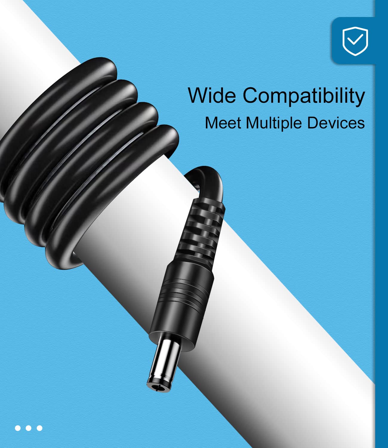 9V Power Cord for Bowflex Max Trainer M5 Adapter, M3 M6 M7 M8 HVT Exercise Plus Elliptical Treadmill Cardio Machine Power Supply Cord