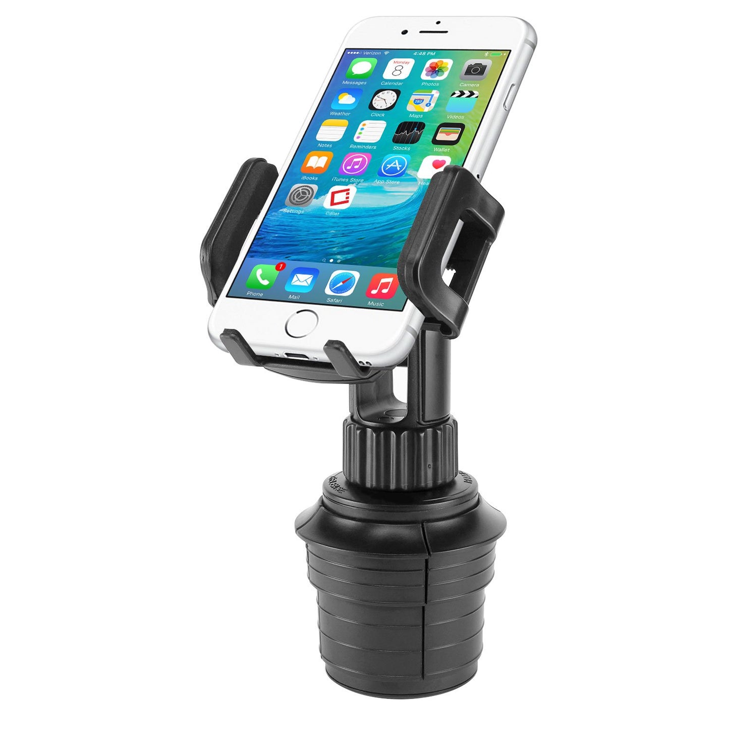 Cellet Cup Holder Phone Mount, Hands Free Cradle for All Smartphones and Apple iPhone 13 Pro Max mini (Short Neck)