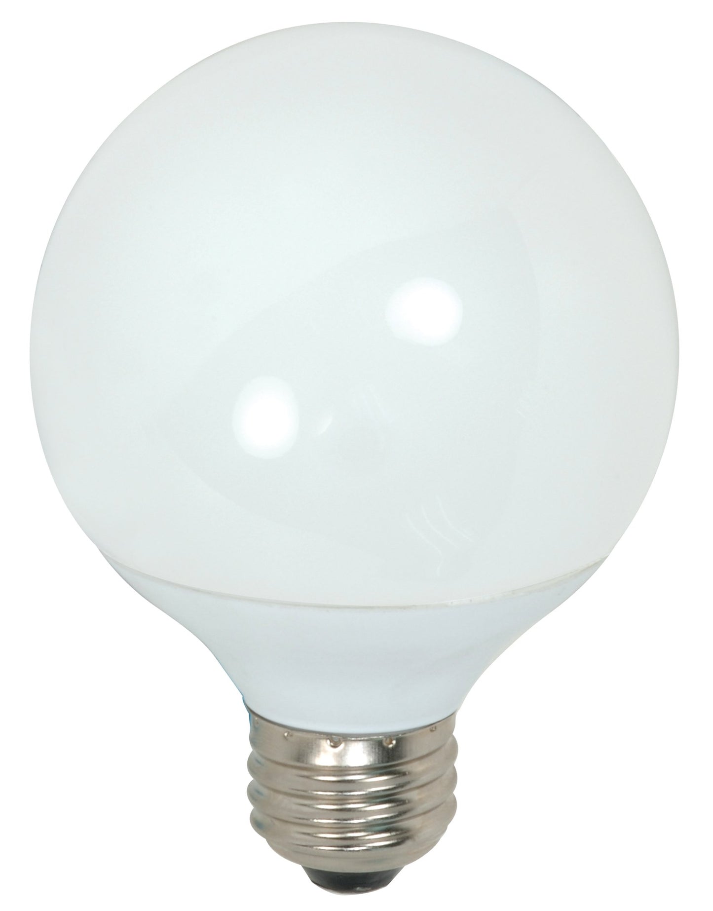 Satco S7302 9-Watt Medium Base Globe, 4100K, 120V, Equivalent to 40-Watt Incandescent Lamp