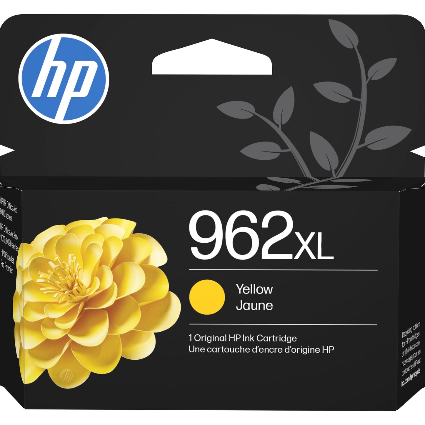 HP 962XL Yellow High-Yield Ink Cartridge | Works with OfficeJet 9010, Pro 9010, 9020 | Eligible for Instant Ink | 3JA02AN