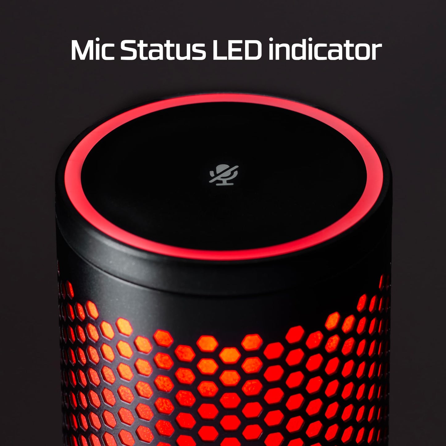 HyperX QuadCast 2 - USB Microphone for Gaming, Streaming and Podcasting, with On-Board Controls, LED Lighting, Removable Shock Mount, PC, Mac, PS5