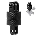360 Degree Rotation Tripod Mount Adapter, Aluminum 1/4 inch 20 Camera Mount Adapter Compatible with GoPro 13/12 Black,Hero10/ 9/8/ 7/6/ 5/ Series,DJI