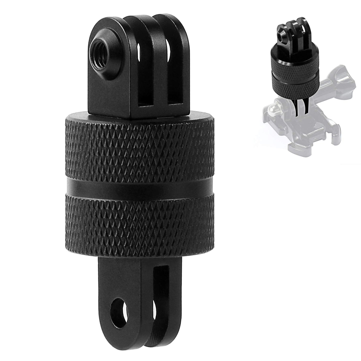 360 Degree Rotation Tripod Mount Adapter, Aluminum 1/4 inch 20 Camera Mount Adapter Compatible with GoPro 13/12 Black,Hero10/ 9/8/ 7/6/ 5/ Series,DJI