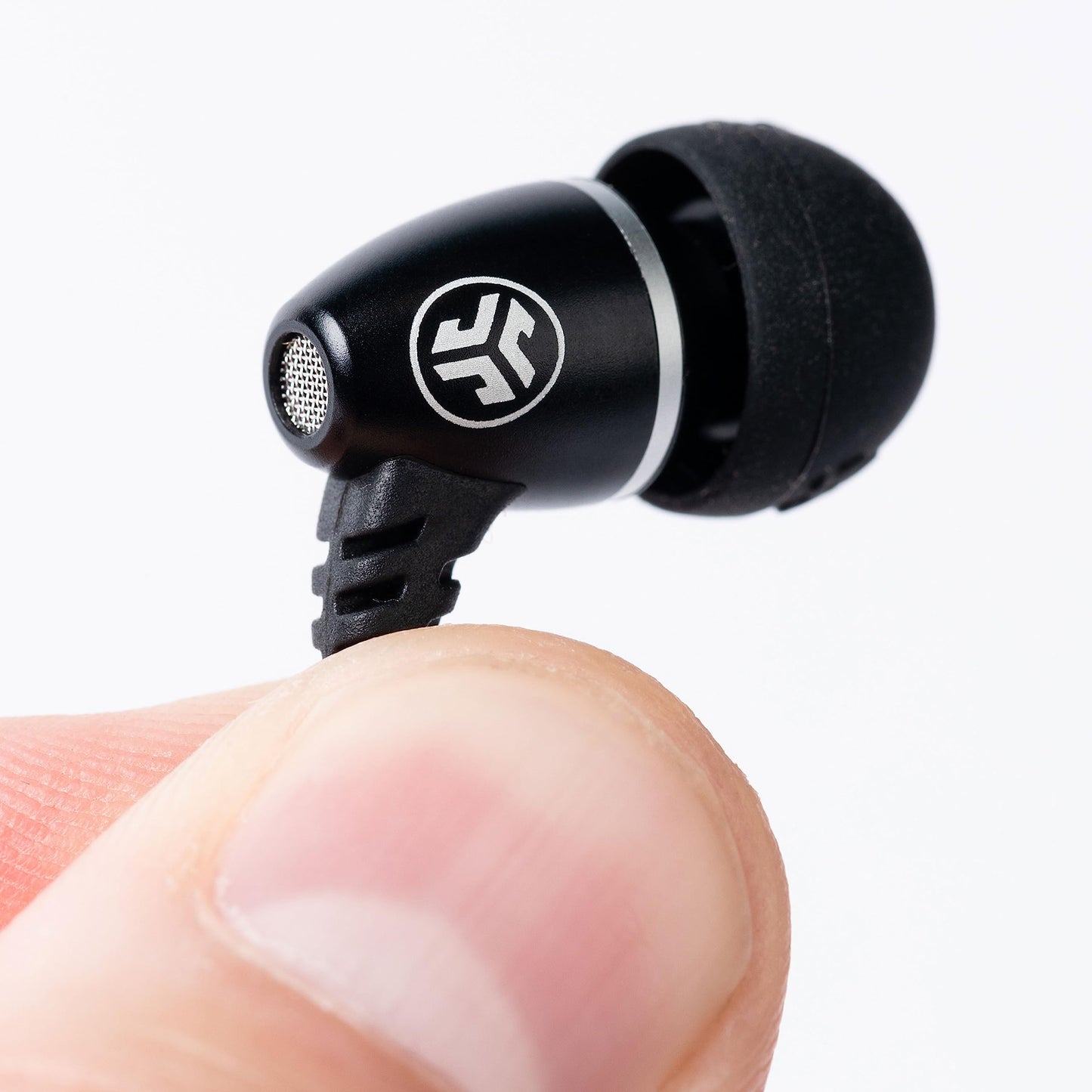 JLab JBuds J6MS Single Earbud Headset with Microphone, 3.5mm, Mono, Black