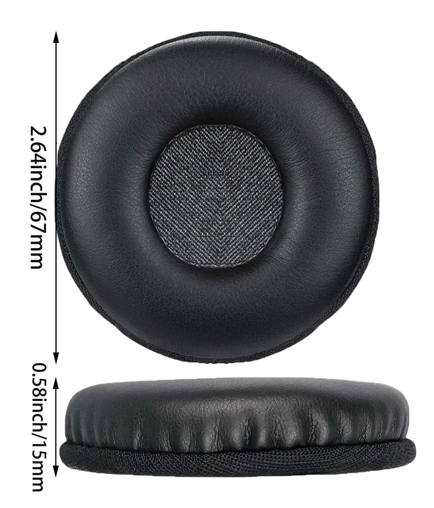 ACCIUK Replacement Ear Pads, Compatible with Logitech H390 H600 H609 H760 Wireless Headphones, Made of Soft Protein Leather and Memory Foam