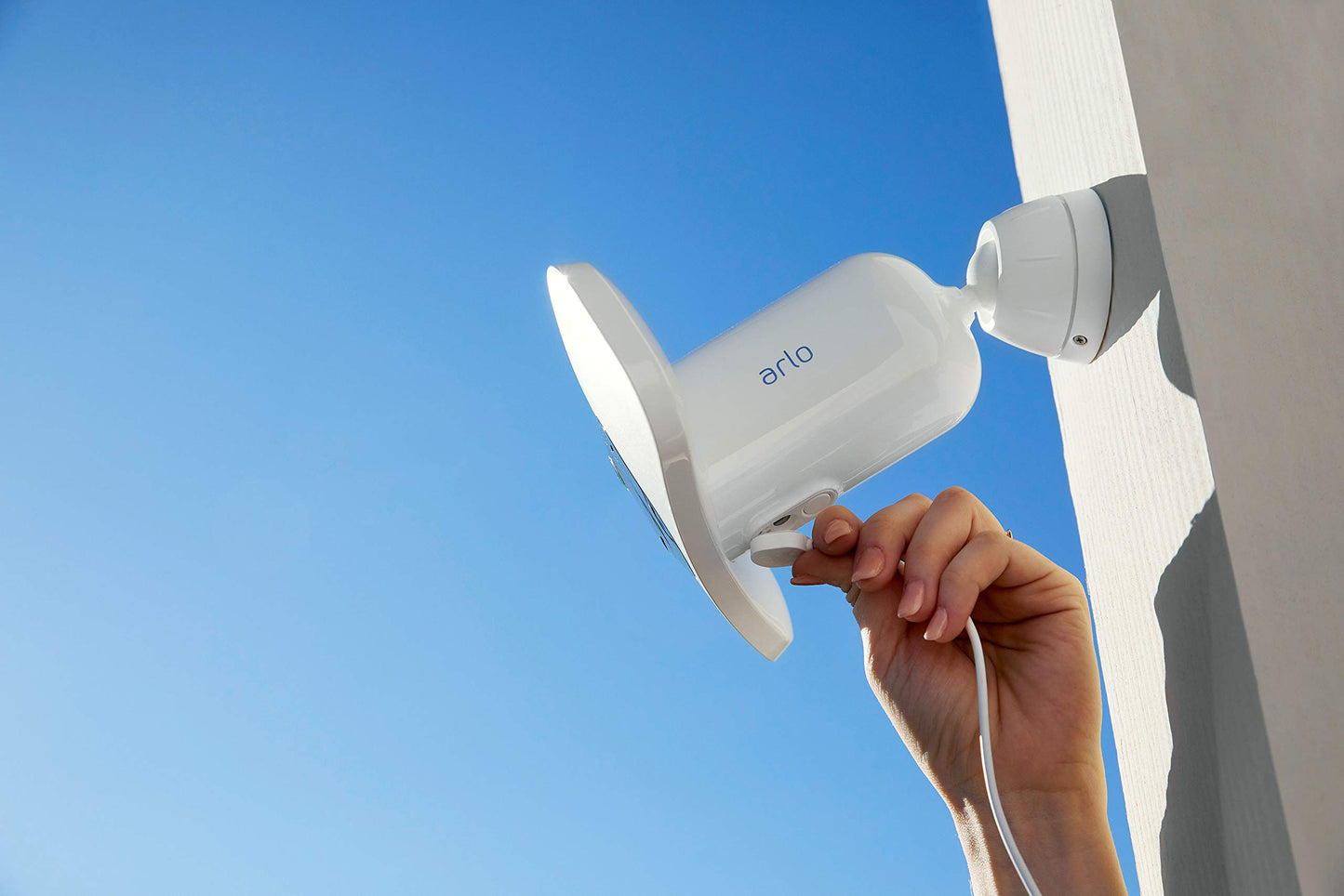 Arlo Certified Accessory - Ceiling Adapter - Mount Under an Eave or from a Ceiling, Compatible with Arlo Pro 3 Floodlight or Total Security Mount