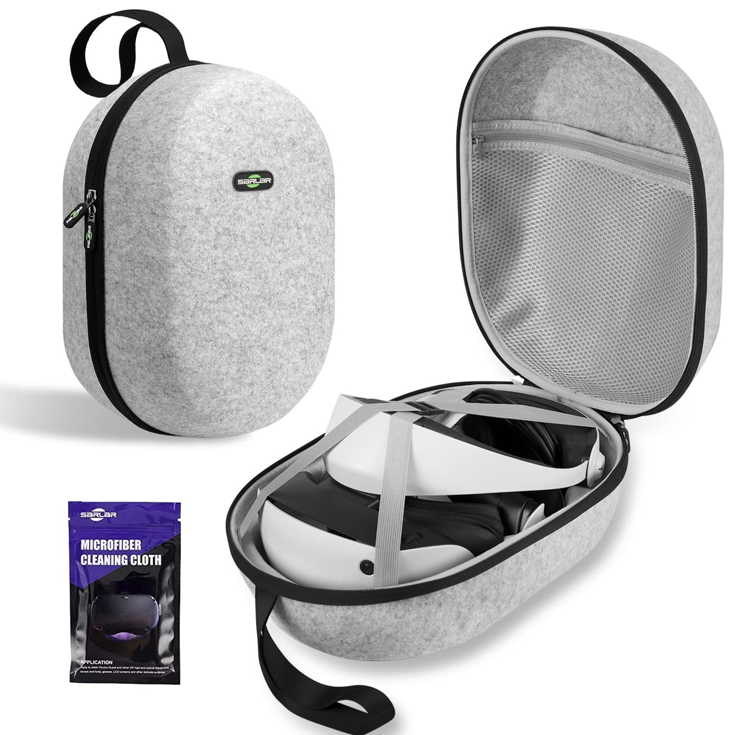 sarlar Hard Carrying Case Compatible with Playstation VR2 Gaming Headset and Touch Controllers Accessories, PS VR2 Portable Case Suitable for Travel
