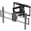 Outdoor TV Wall Mount for 47-90 Inch Television, Mount with Swivel and Tilt, Full Motion Weatherproof TV Bracket with Articulating Dual Arms, Max VESA