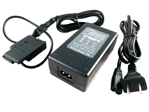 Digital Camera Adapter Compatible with Nikon D3200 Digital Camera Adapter Power Supply Connector Kit - Replacement For Nikon EH-5A AC Adapter & Nikon