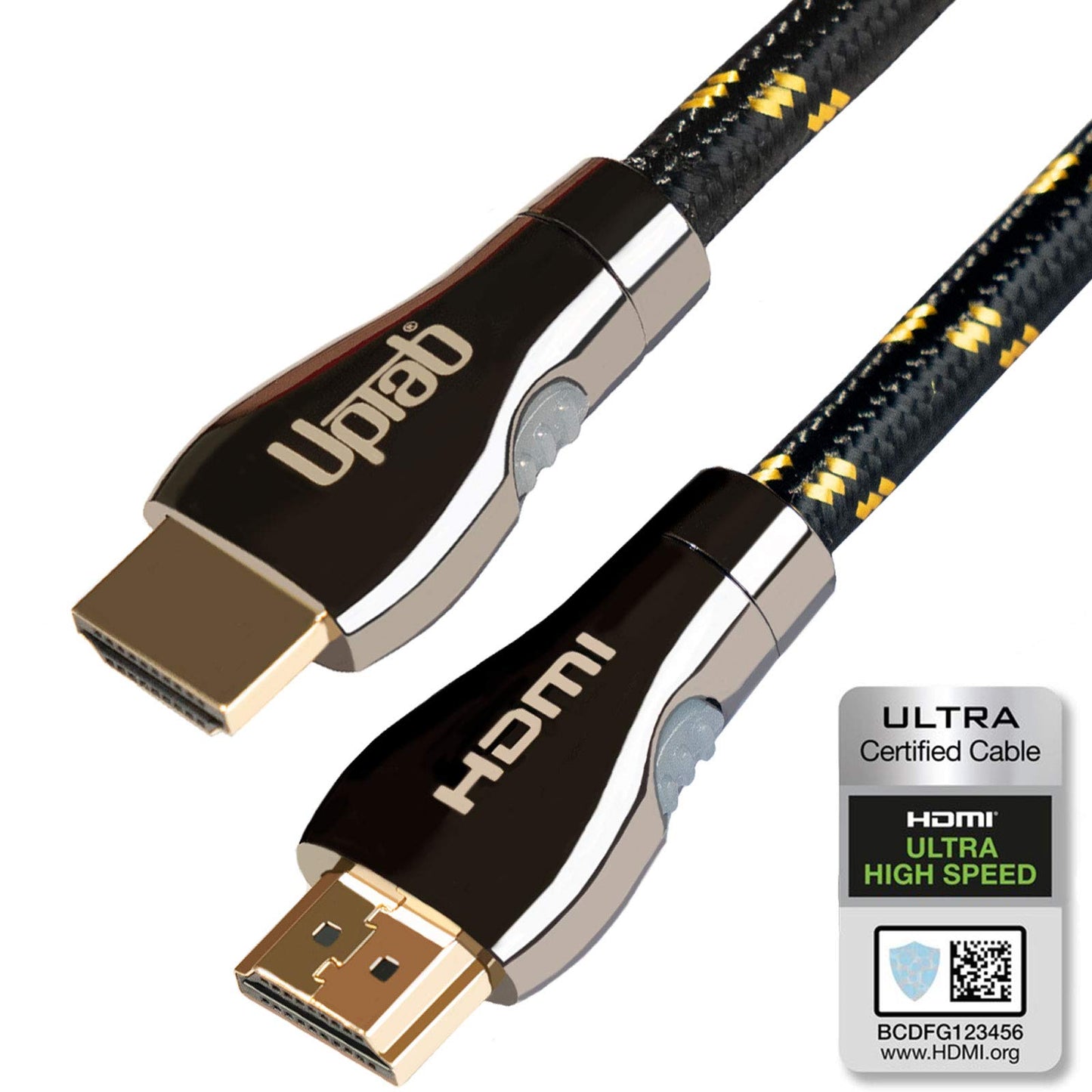Certified HDMI Cable 6FT (HDMI 2.1 10K 8K) Ultra High Speed HDMI HDR 48Gbps eARC VRR Dolby Atmos Vision for PS5 Xbox Series X RTX 4090 Apple TV 4K