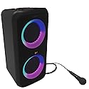 Klipsch Gig XXL, Black - Portable Wireless Bluetooth Speaker - Multiple Color Modes - Bass Boost - Two 6.5" Woofers & Two 2" Tweeters - 8-Hour