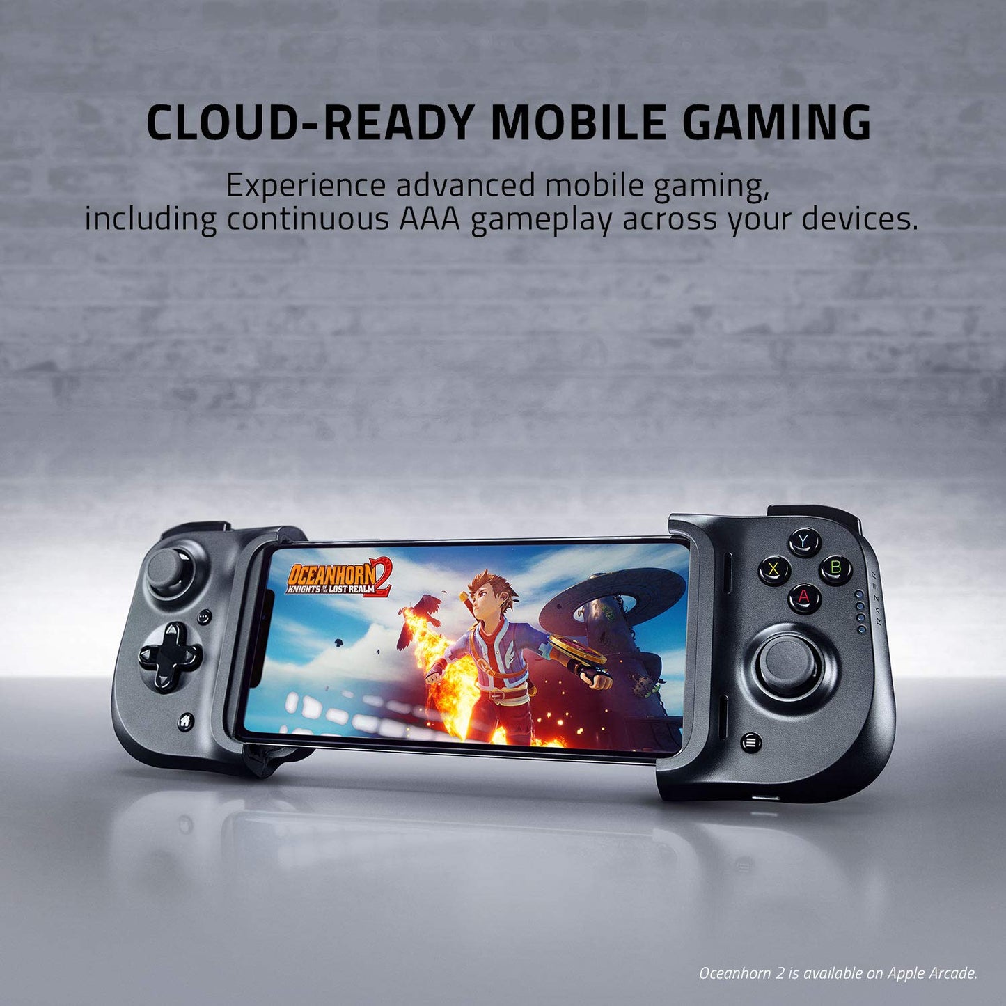 Razer Kishi Mobile Game Controller/Gamepad for iPhone iOS: Works with most iPhones - X, 11, 12, 13, 13 Max - Apple Arcade, Amazon Luna, Google Stadia