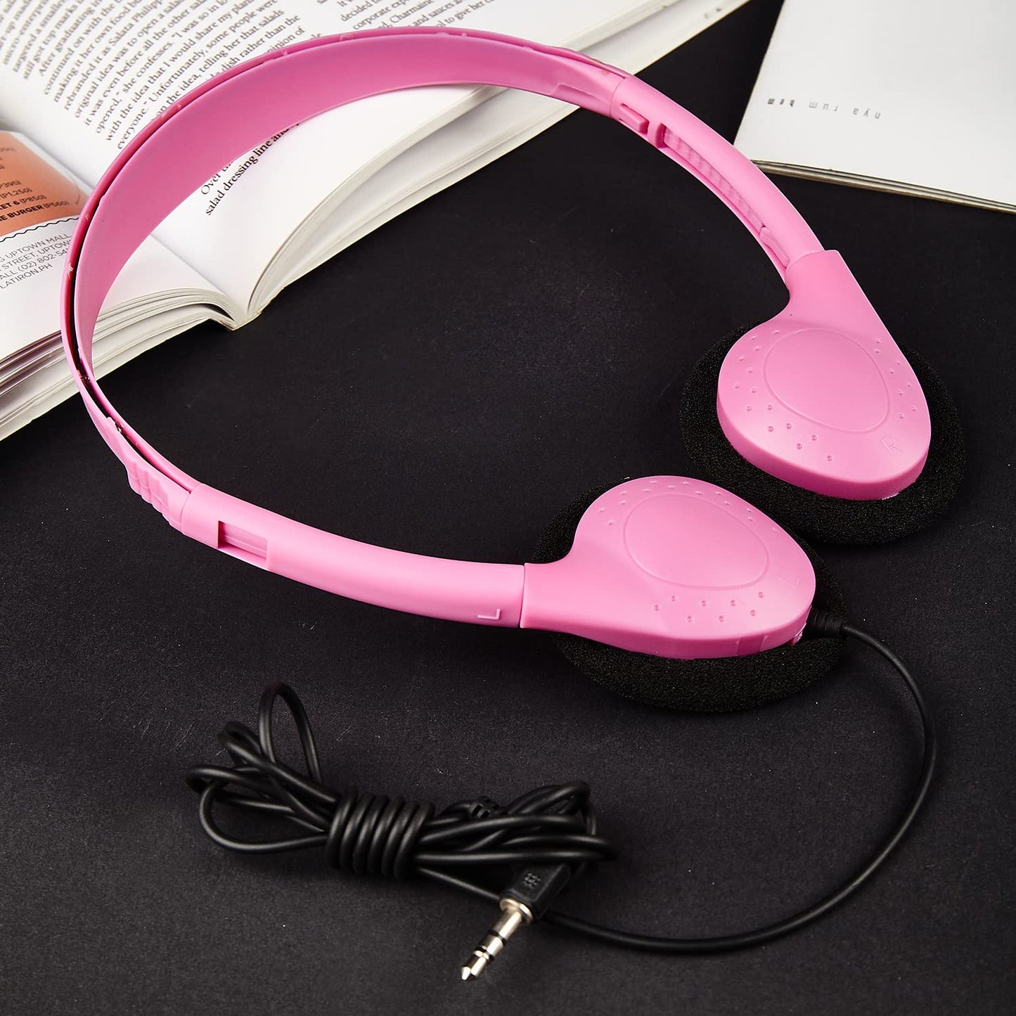 CN-Outlet 32 Pack Kids Headphones Bulk Multi Color for School Classroom Students Children Toddler Boys Girls Teen and Adult